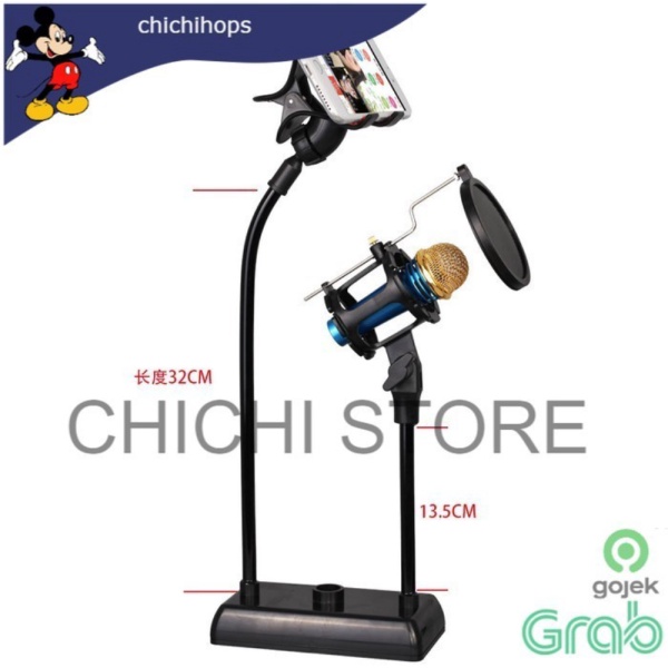 Unik HOLDER 2 IN 1 MULTIFUNGSI / Vlogger Set - ORIGINAL  CC Murah