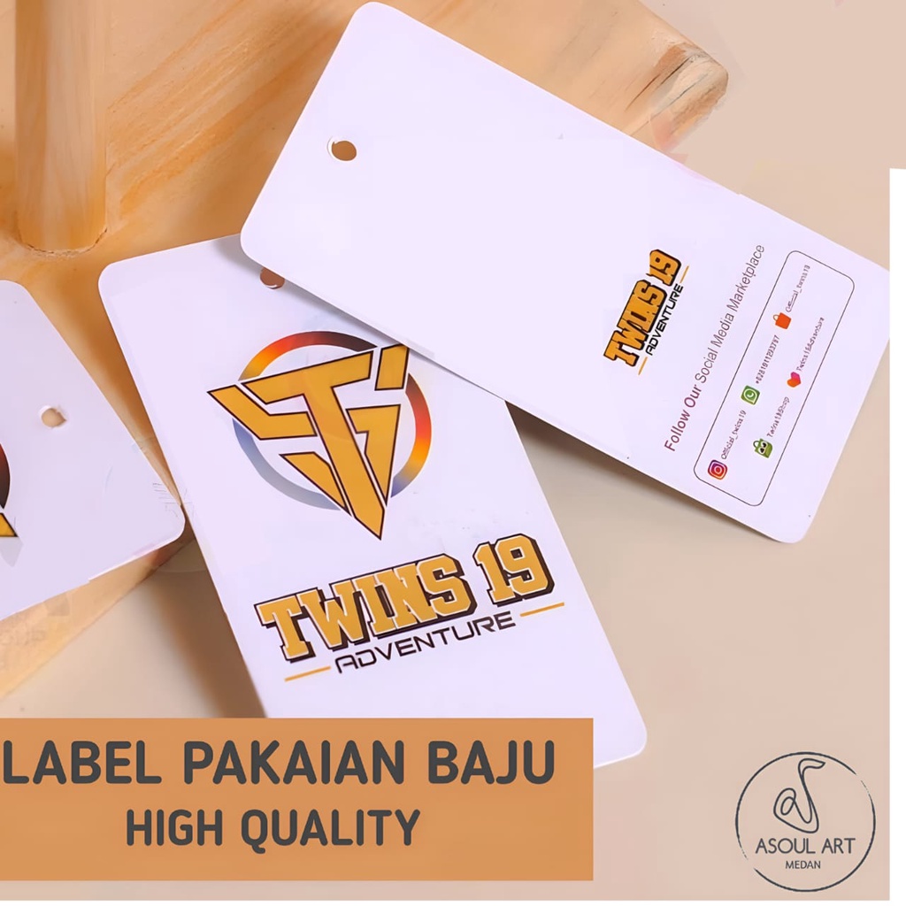 

Hang Tag Baju / Label Pakaian Baju / Hangtag Olshop / Clothing Tag / Hangtag Custom / Label Merek