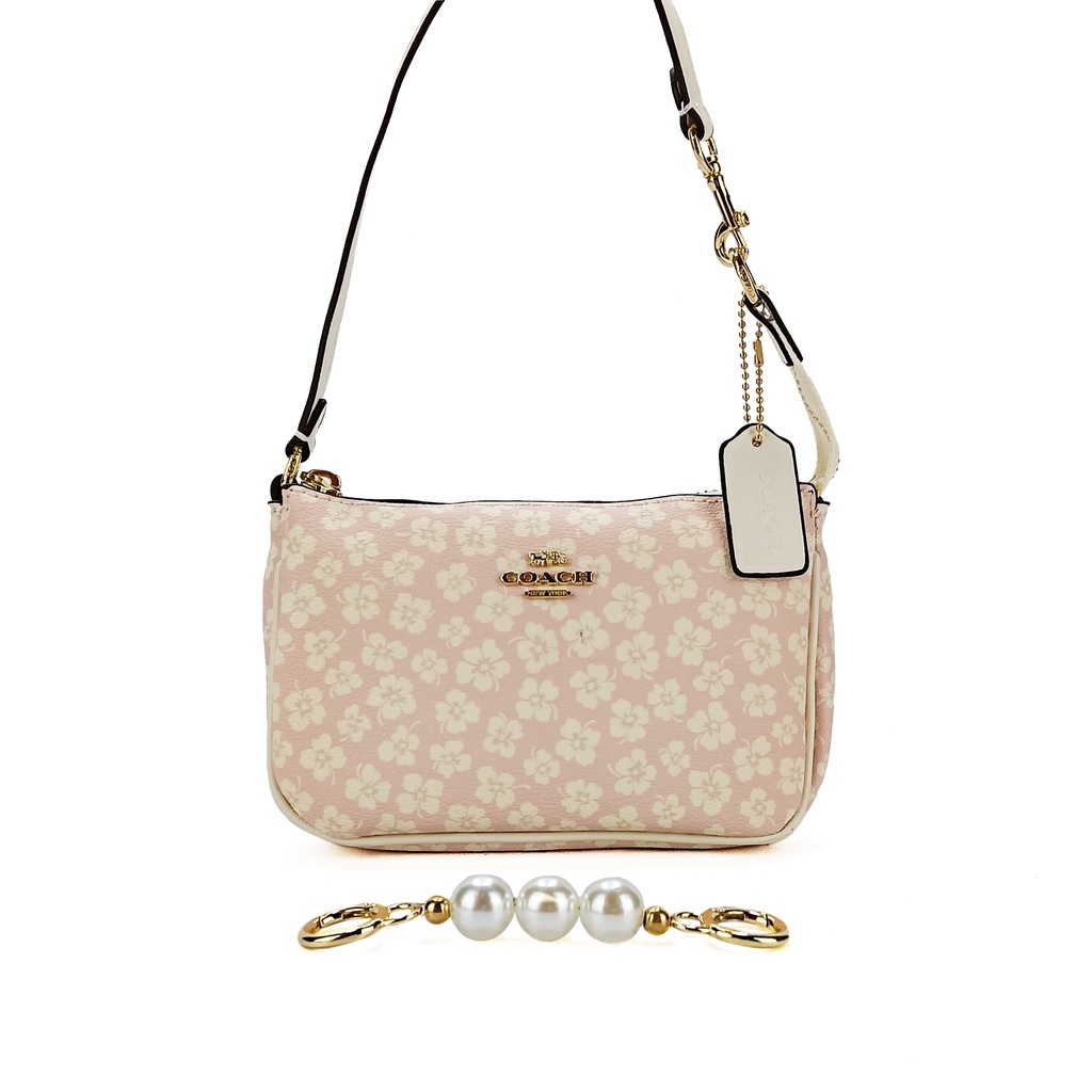 Coach Nolita 19 Signature Women Shoulder Mahjong Bag Wristlet Beadchain Pearl C1985 C2238 C3308 C3334 C1583 C1585