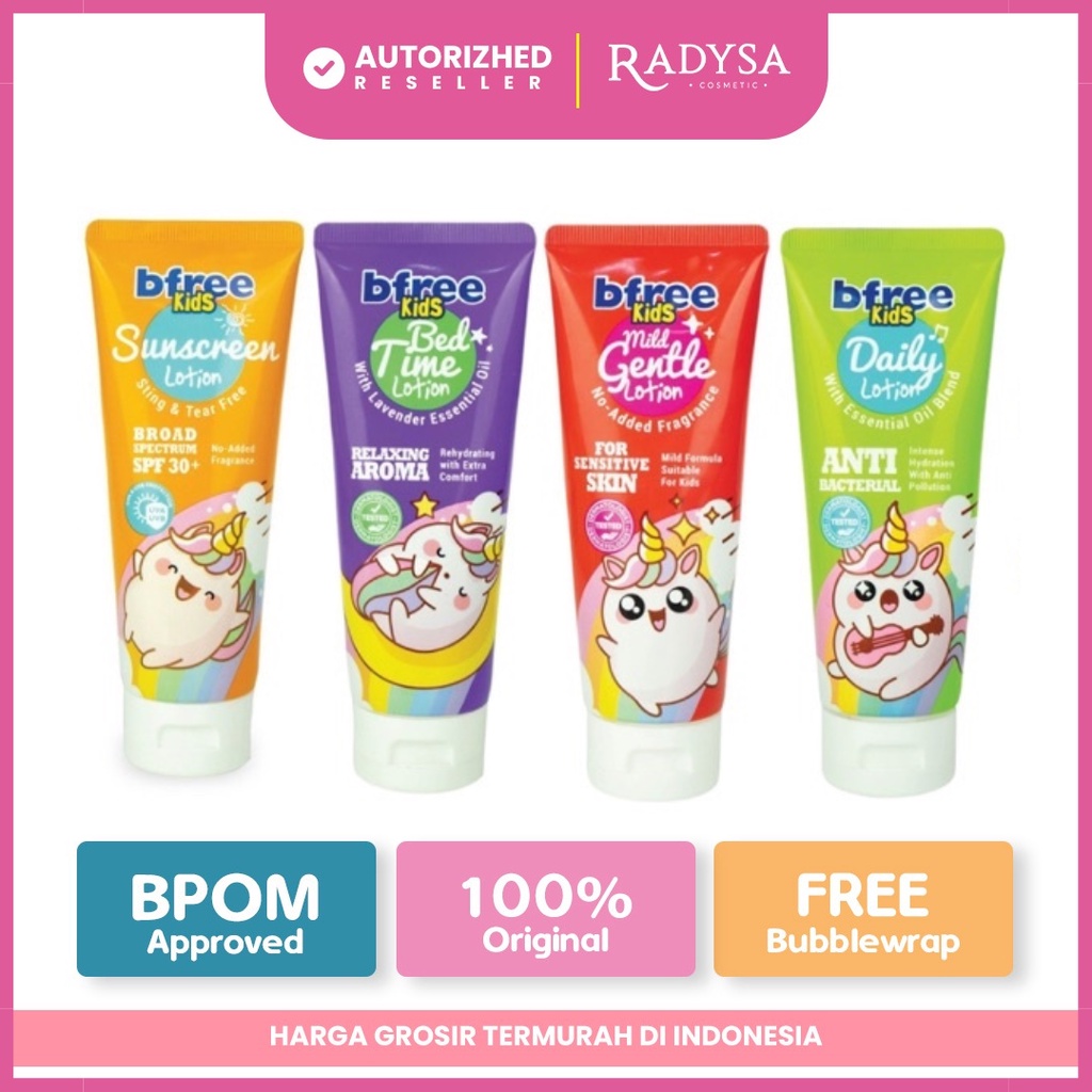 𝐑𝐀𝐃𝐘𝐒𝐀 - BFree Kids Sunscreen Lotion SPF 30 Daily Lotion 100ml