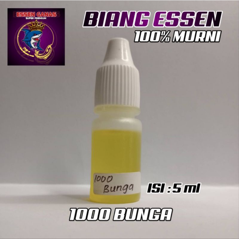 Essen Biang 1000 BUNGA Varian 5 ml/Biang Essen Pancing 100% Murni/Penguat Aroma Umpan Pancing