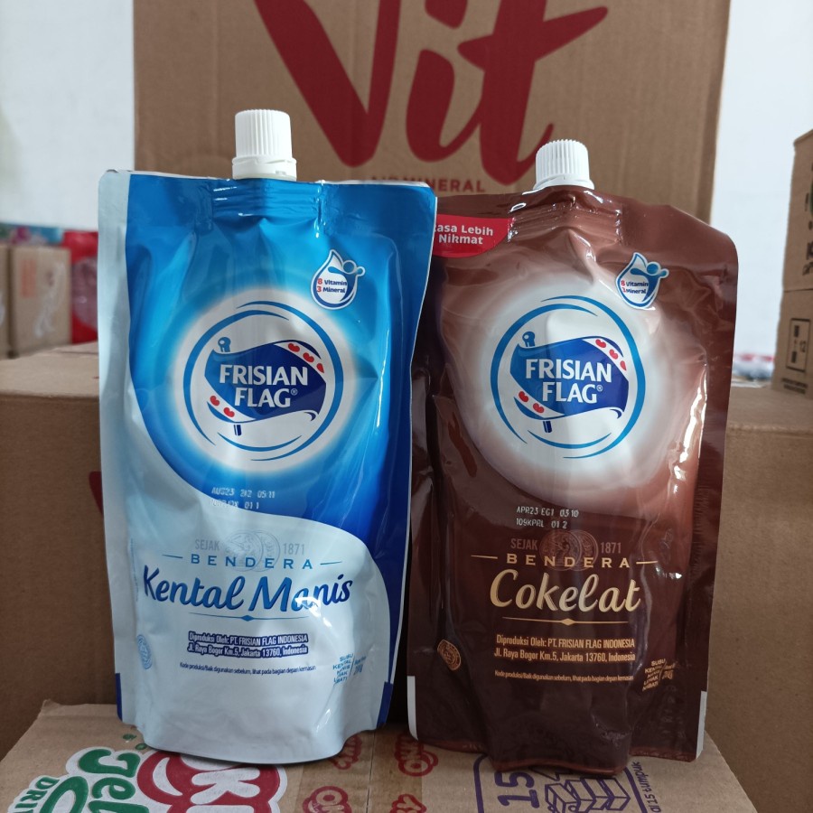 

baru susu bendera kental manis frisian flag pouch 280 gram
