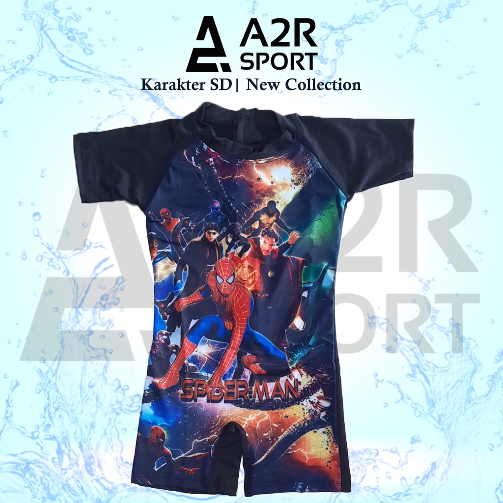 A2R Sport - Karakter Diving pendek SD Baju renang anak