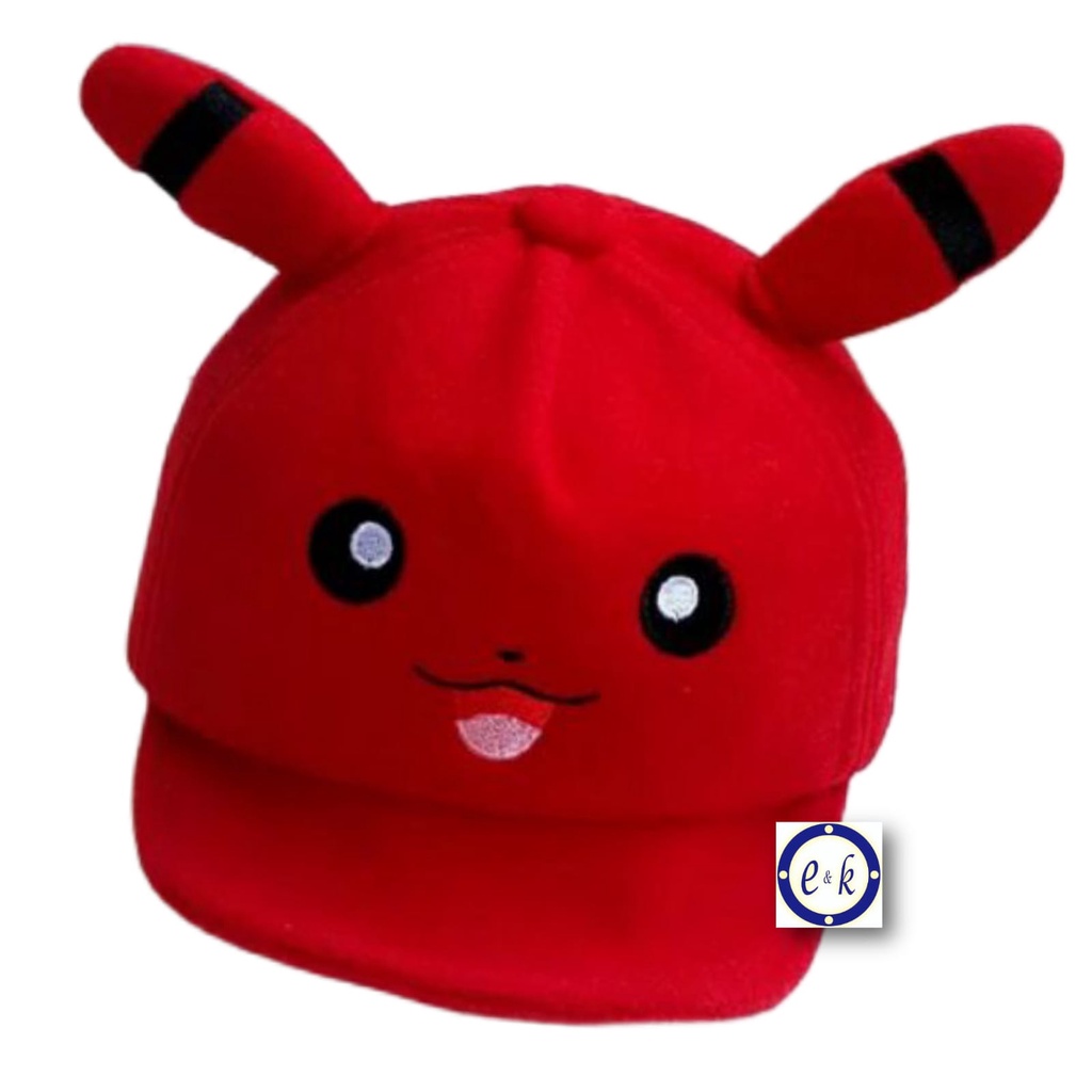 Topi Bayi Karakter Pikacu Topi pikachu Topi Anak Pikacu Lucu