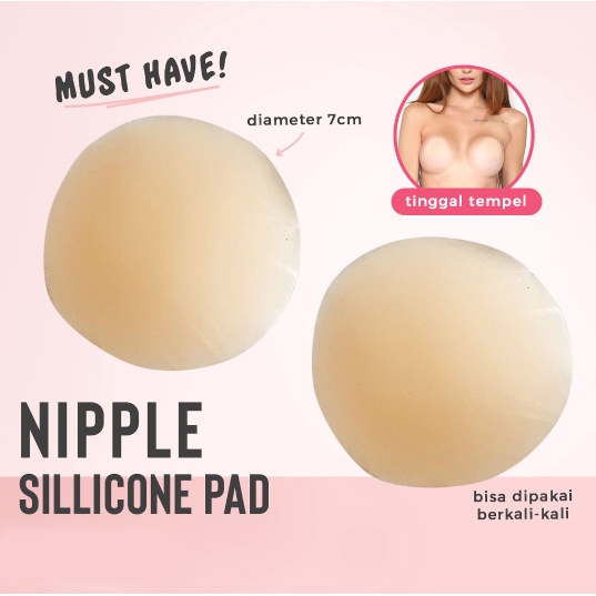 ❤ IJN ❤ Nipple FREESIZE Sillicone Pad / silikon gel bra pesta penutup puting