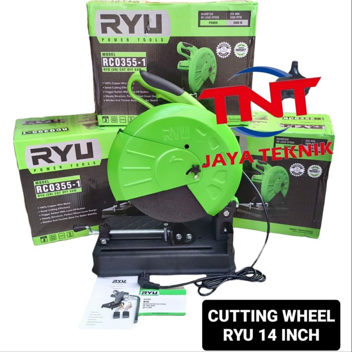 Mesin Potong Besi 14 Inch Ryu Rco 355-1 / Cut Off Ryu Rco 355 14"
