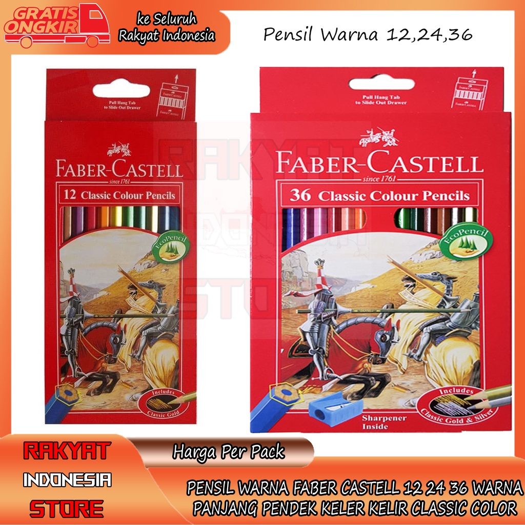 

Faber Castell Pensil Warna Isi 12 24 36 Classic Colour Oil Tekstur Pencils Pastel Eco Pencil Keler Kelir Kayu Minyak Water Color Panjang Pendek Mewarnai Menggambar Alat Tulis Sekolah Art Perlengkapan Sekolah HBI Tk Sd Smp Sma Krayon Crayon