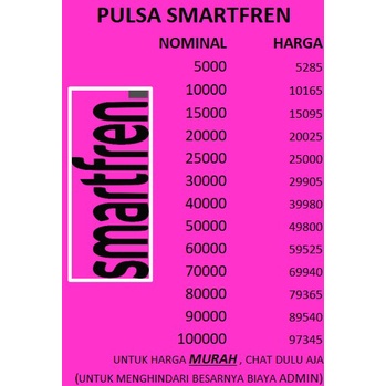 PULSA SMARTFREN pulsa smartfren Pulsa Smartfren