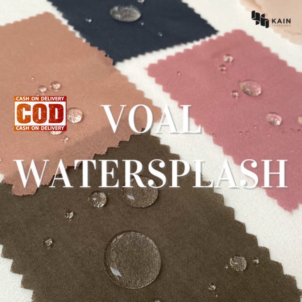 Kain Voal Anti Air / Waterplash ( Emerald Voile ) Lebar 115cm