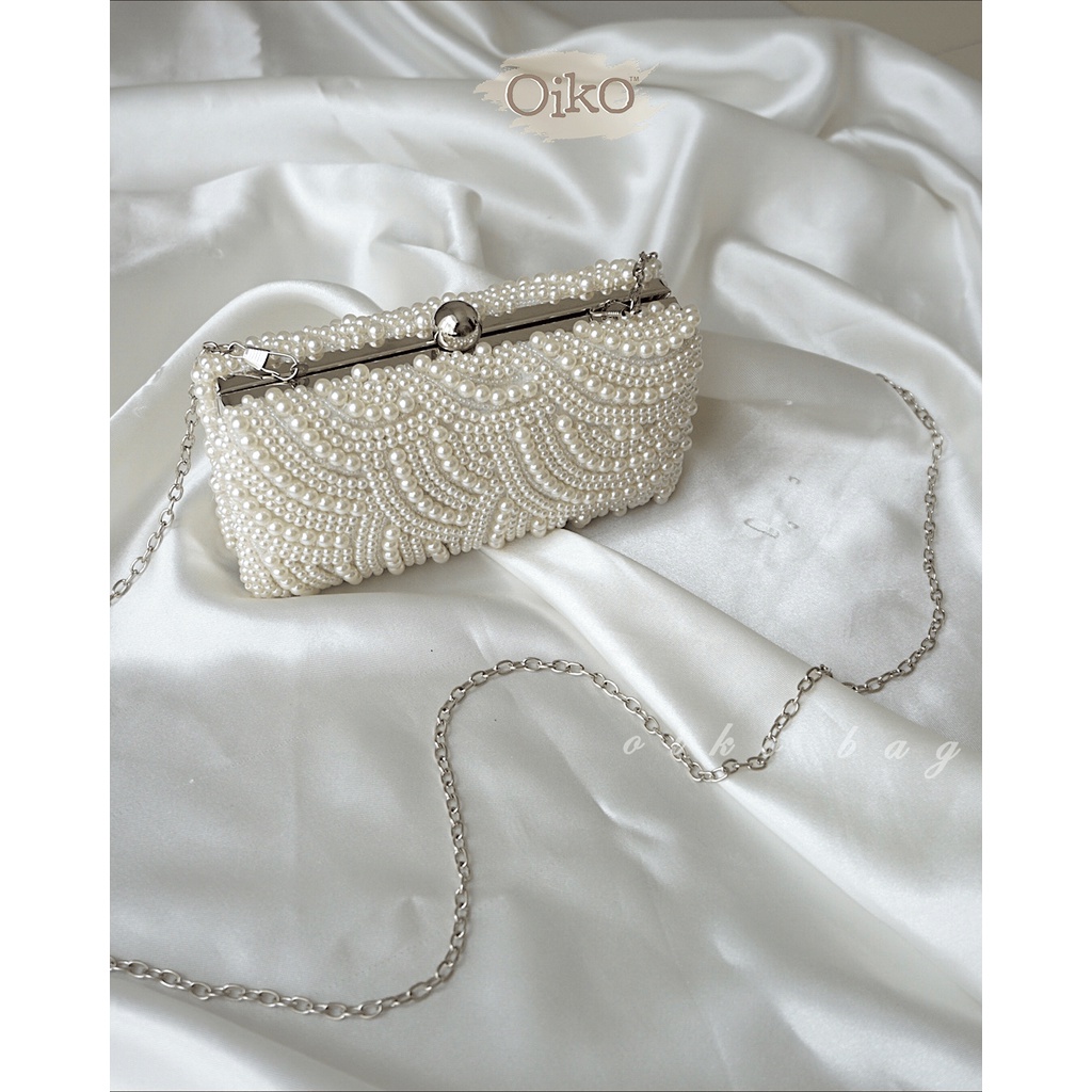 TAS PESTA OIKO PREMIUM PEARLY CLUTCH / TAS PESTA WANITA IMPORT