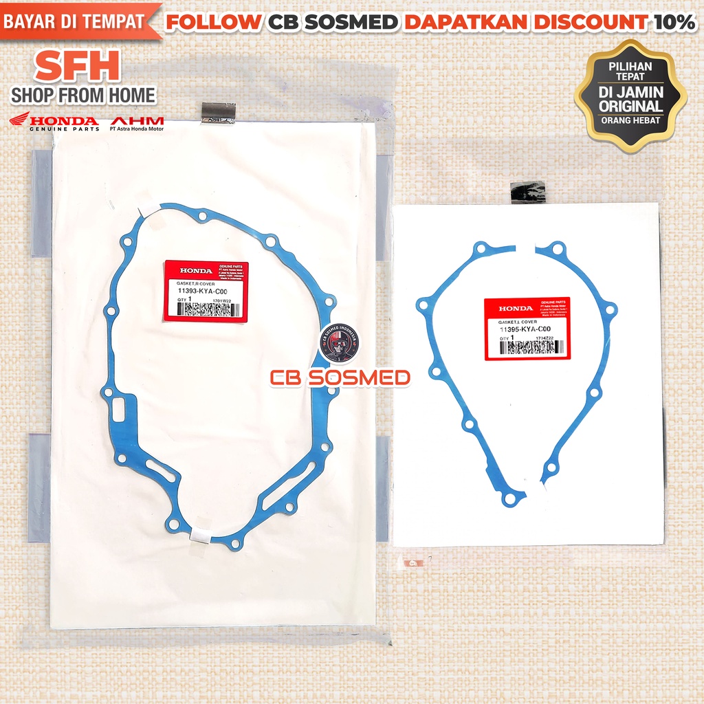 Packing Bak Kopling CRF150L K84 Gasket Bak Kanan CRF 150L K84F Original Honda AHM Asli Ori HGP 11393