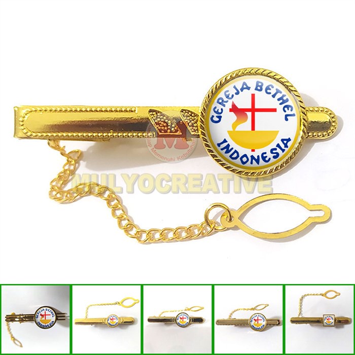 Jepitan Dasi GBI - Tie Bar Clip Rohani All Model - Jepit Dasi Gereja Bethel Indonesia