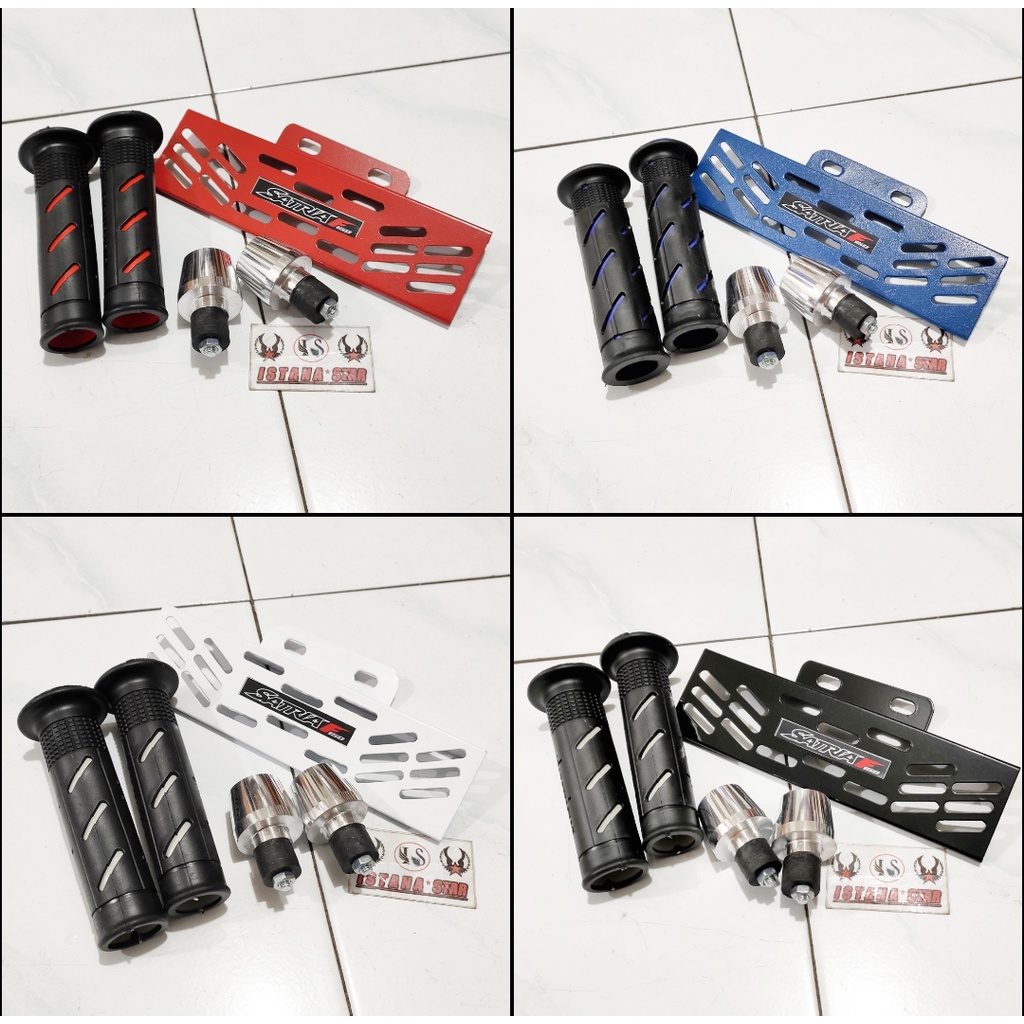 Paketan Hemat Tutup Radiator Satria Fu plus jlu stang pcx plus grip sisik