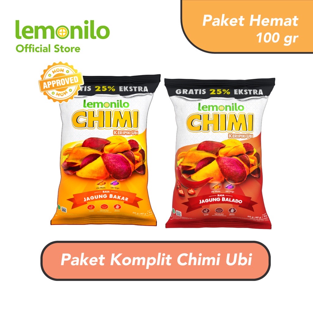 Lemonilo cassamo keripik singkong / cemilan diet / qtela