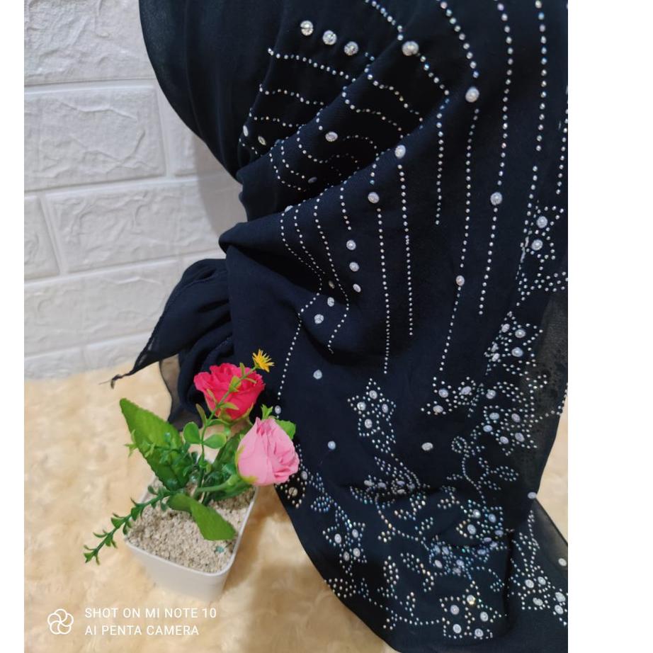 *TERMURAH* hijab mute swarovski glamour / Hijab Segi Empat mute / Jilbab SegiEmpat mute / Kerudung S