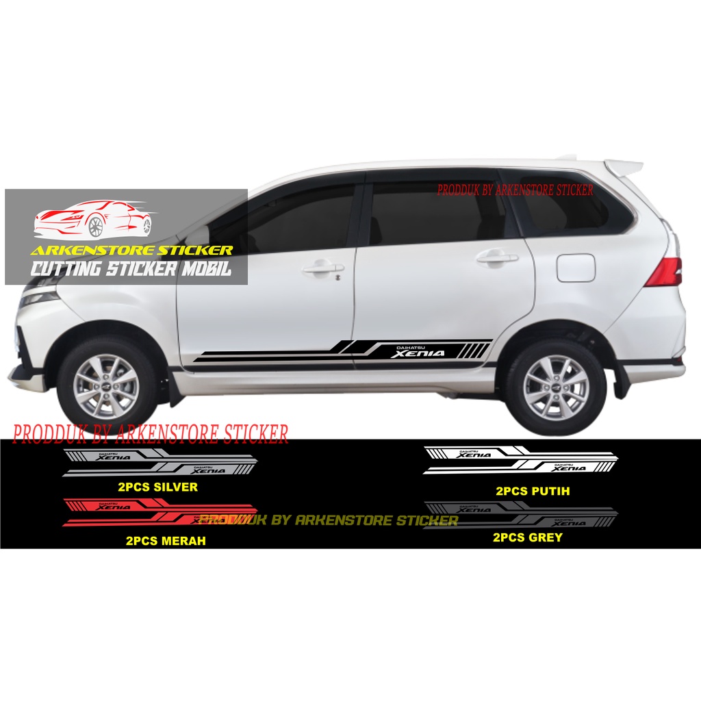 sticker mobil daihatsu xenia cutting sticker mobil xenia terbaru