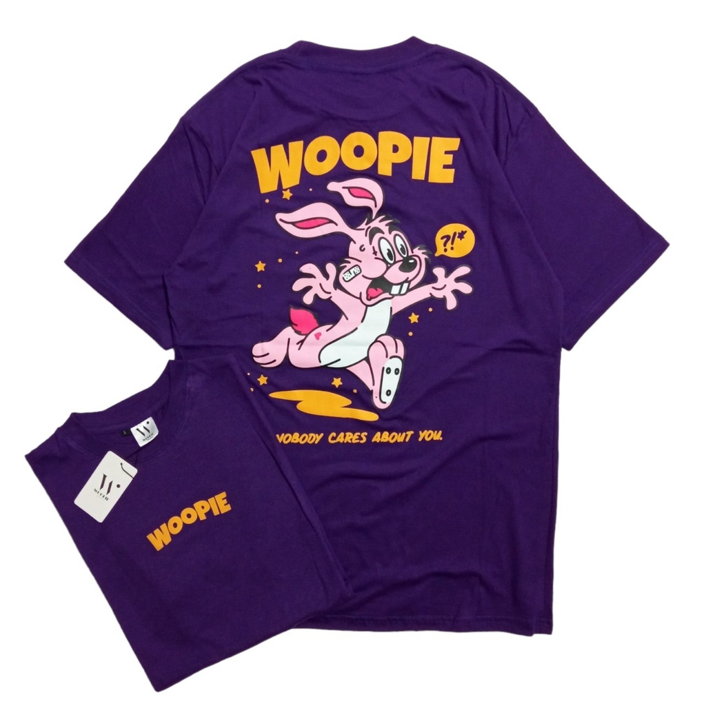 Kaos Woopie - Baju Kaos Oversize Original Nexttime Pria Wanita Terbaru Termurah Terlaris - Tshirt Ka