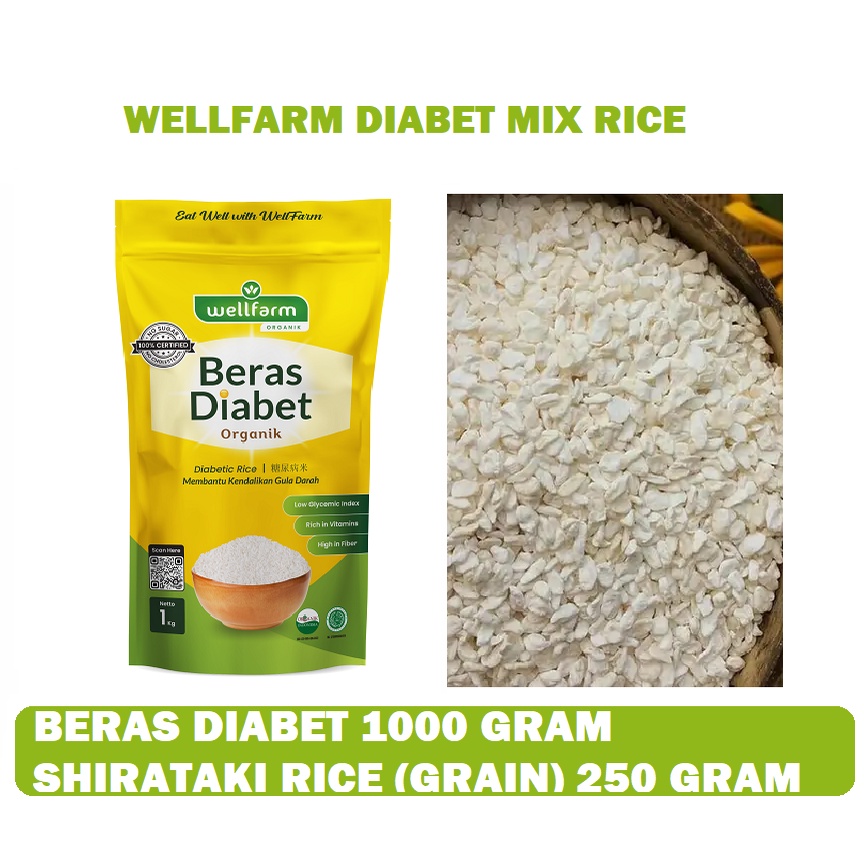 

Wellfarm Mix Beras Organik & Shirataki Rice 1250 gram