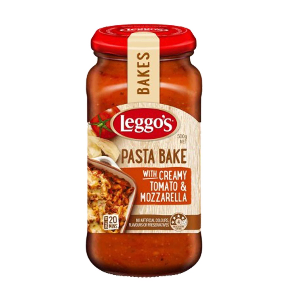 LEGGOS PASTA BAKE WITH CREAMY TOMATO&amp; MOZZARELLA 500g