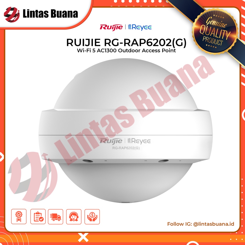 RUIJIE RG-RAP6202 (G) Wi-Fi 5 AC1300 Outdoor Access Point