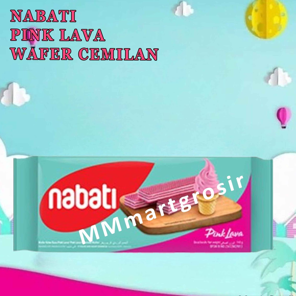 

Nabat Wafer / Wafer Cream Lapis / Wafer Rasa Pink Larva / 110gr