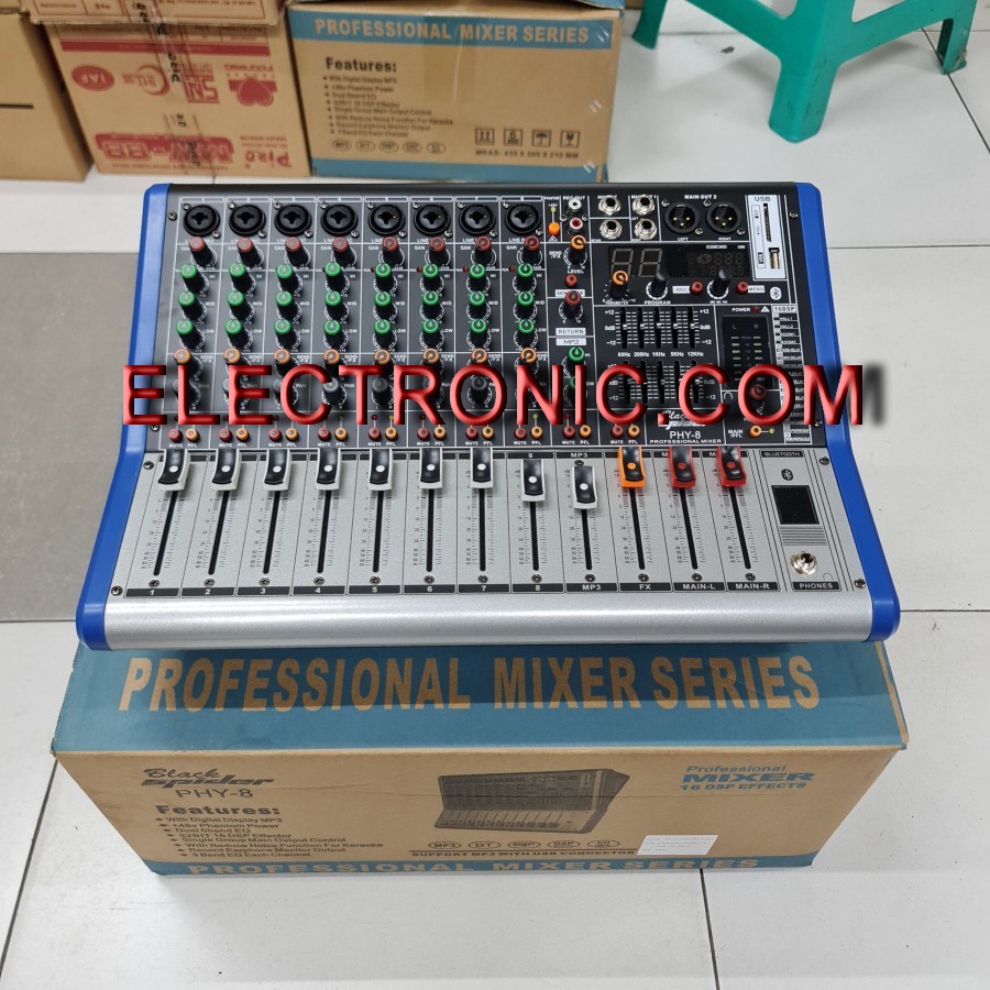 POWER MIXER BLACKSPIDER PHY8