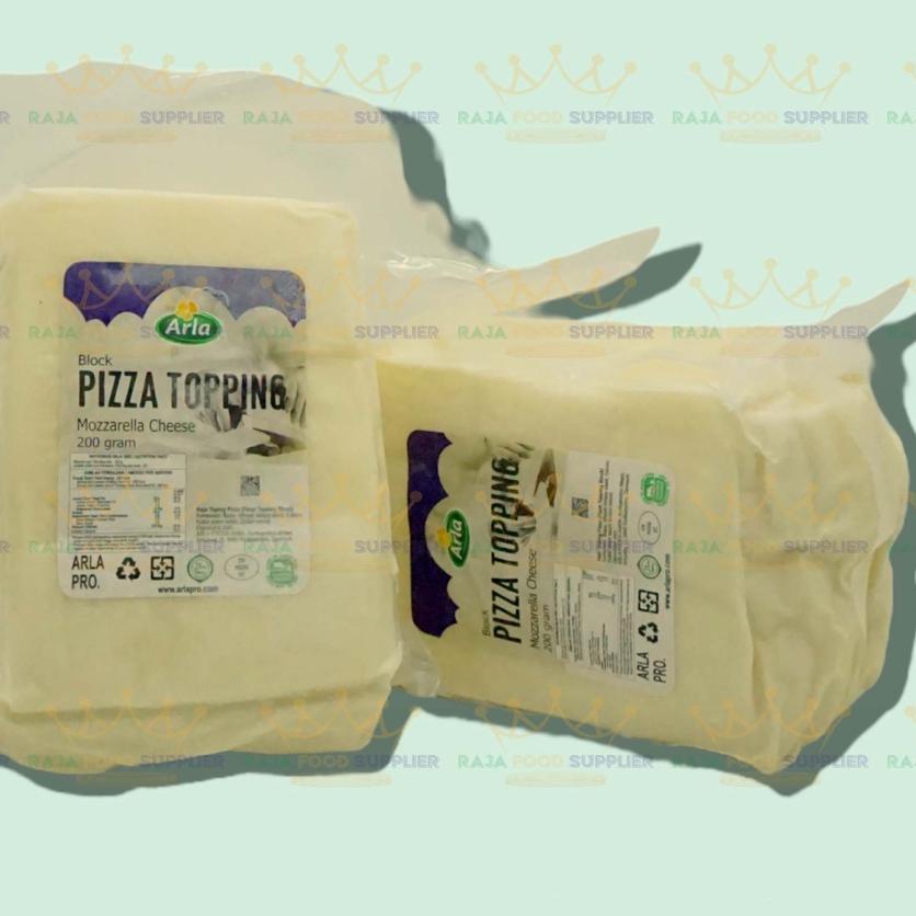 

℮ Arla Topping Pizza Mozzarella Cheese 1 kg REPACK - Keju Mozarella ✸