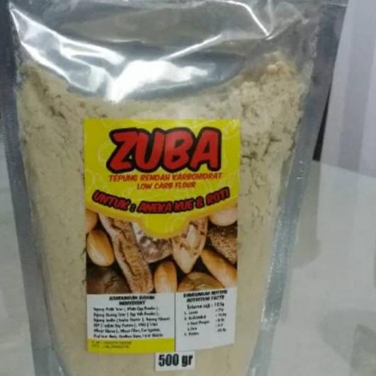 

❉ ZUBA CAKE Tepung Untuk Cake Rendah Karbo 500 gr ◄