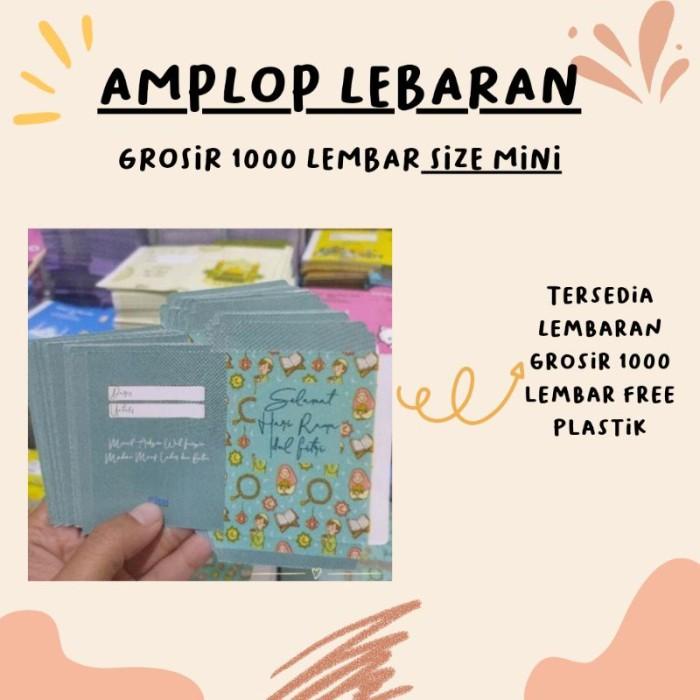 

Promo (Isi 1000 Lembar) Amplop Lebaran Lucu Mini Karakter Kartun 073