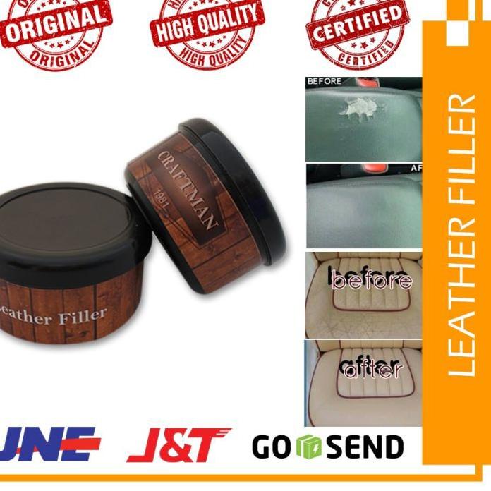 ✴ Dempul Kulit Servis Jok Sepatu Tas Sofa Leather Filler Repair Kit - Craftman1981 ✯