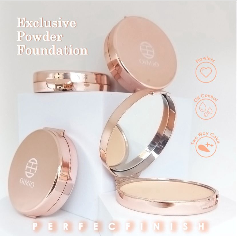 OIMIO REFILL EXCLUSIFE POWDER FOUNDATION FOUNDATION OIMIO/ BLACK FOUNDATION