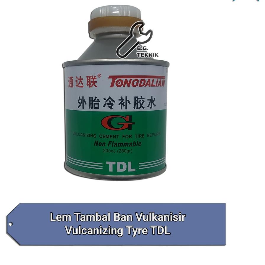 ➹ Lem Tambal Ban untuk Vulkanisir Vulcanizing Tyre TDL 200cc ➫