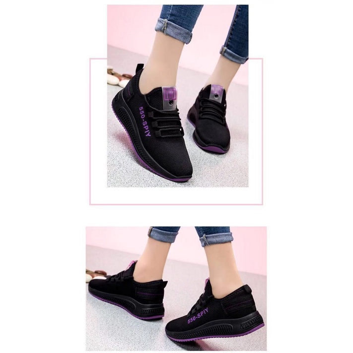 Sepatu Wanita Korea Nylon Sneakers Casual Casual Trendy SPIY SP67