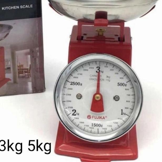 ✻ timbangan besi fujika manual 5 kg / timbangan kue / timbangan dapur 2kg 3kg 5kg ➮