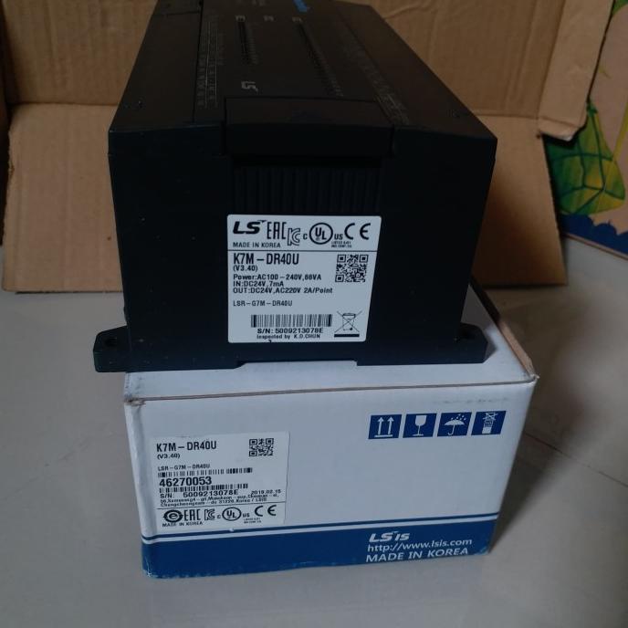 Ls Plc 40I/O K7M-Dr40U Lengkap Rs485 Debezzz