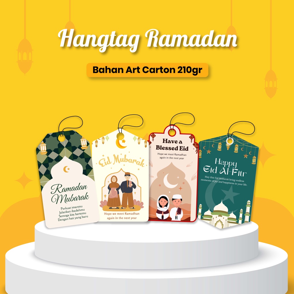 

hang tag lebaran / hangtag idul fitri / hang tag hampers lebaran / hangtag 1 hari jadi