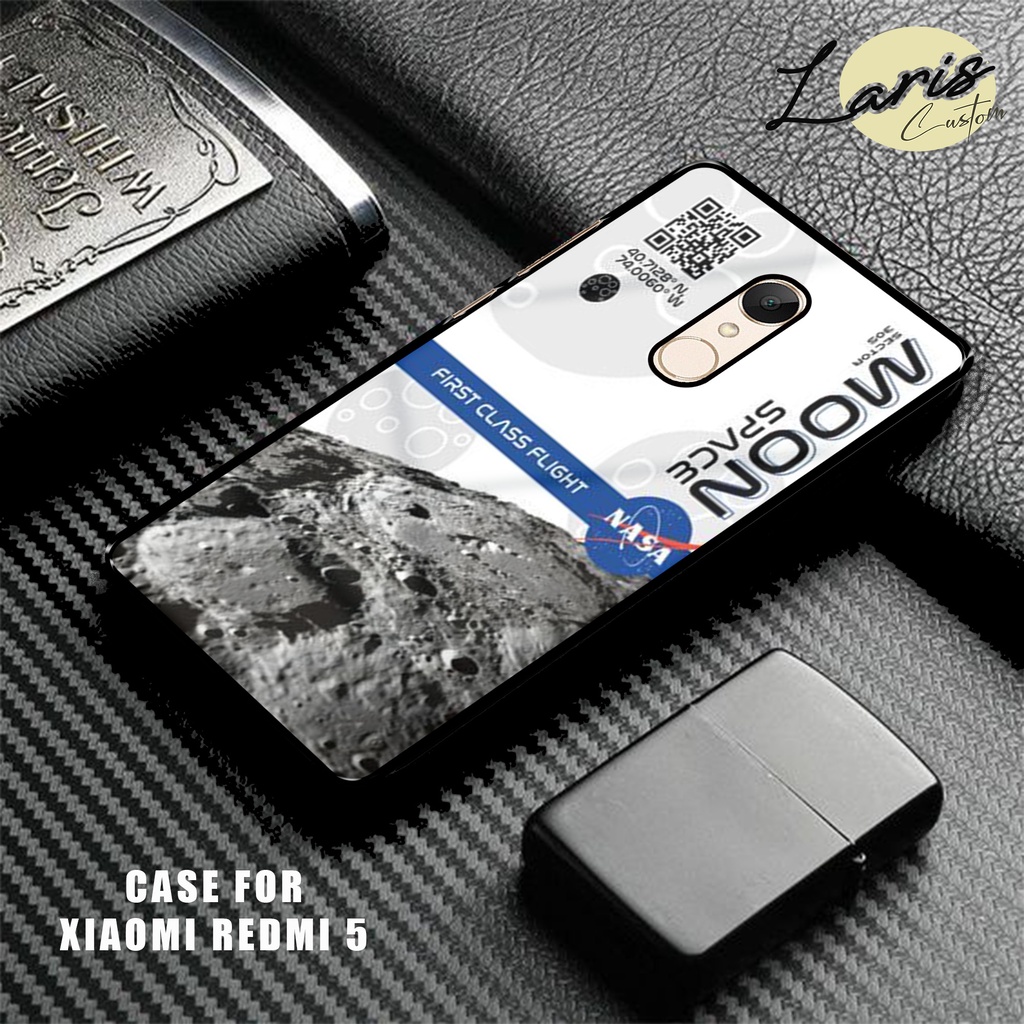 Case Xiaomi Redmi 5 Note 5A Prime 4X 6 Pro - Casing Xiaomi Redmi 5 - ( Nasa Ticket ) - Case Hp - Cas