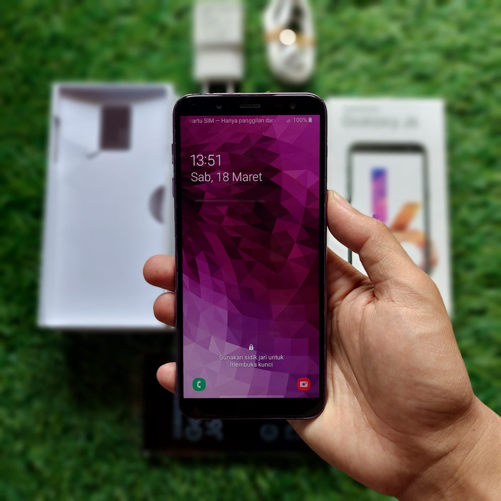 SAMSUNG J6 SECOND  3/32GB HP SECOND HP SEKEN HP BEKAS HP MURAH