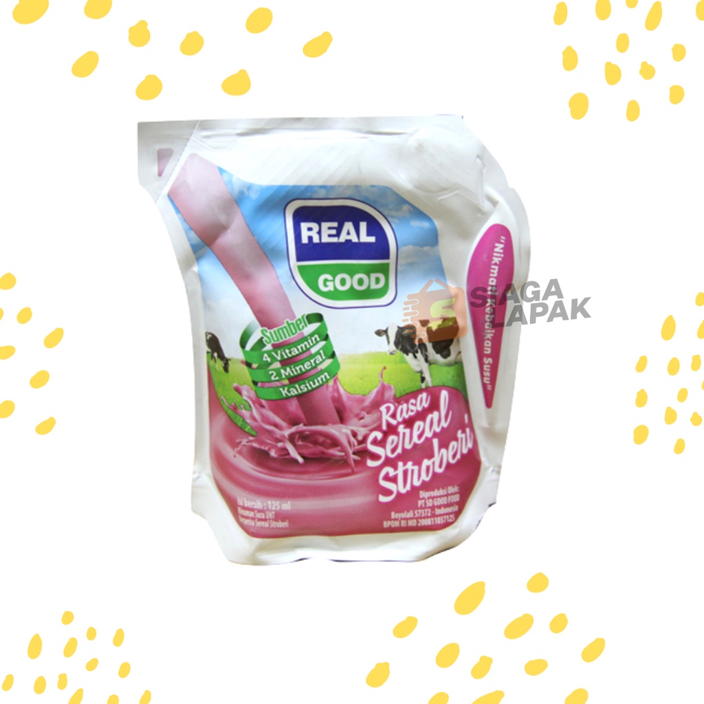 Susu Bantal Real Good 125ml All Varian Aneka Rasa