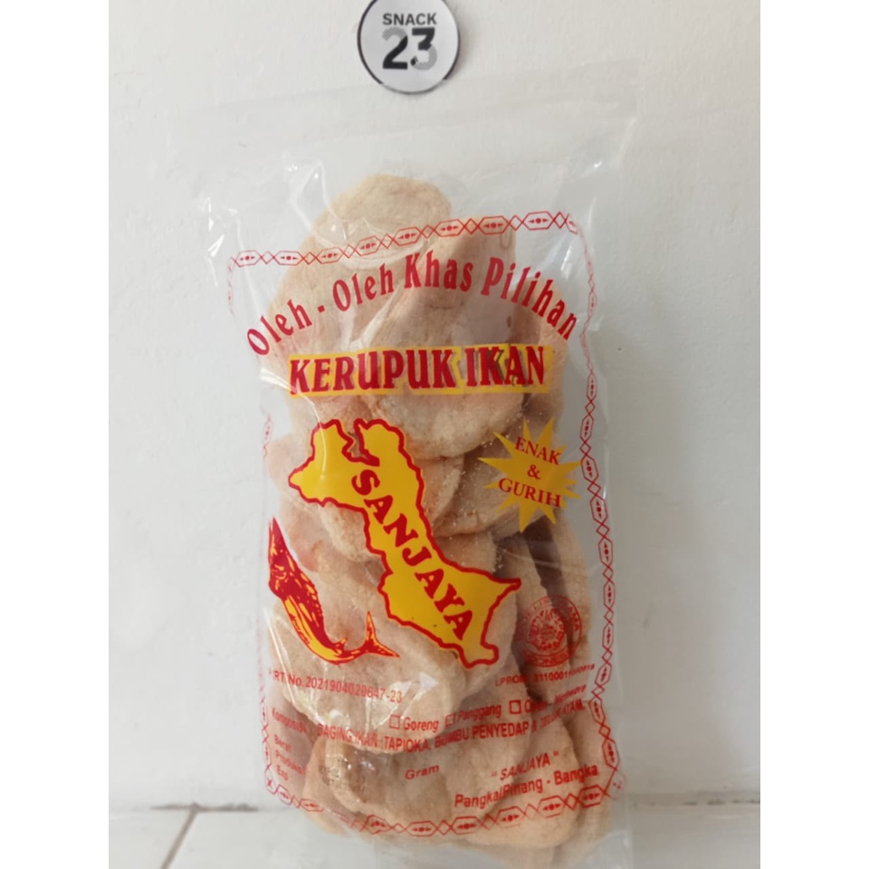 

Kemplang Sanjaya Goreng Kulit Ikan 180gr