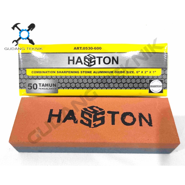 Batu Gosok Batu Asah Pisau 6&quot; 8&quot; HASSTON PROHEX / Batu Ungkal Asahan Combination Sharpening Stone 6 Inch 0530-600 8 Inch 0530-800 HASSTON PROHEX