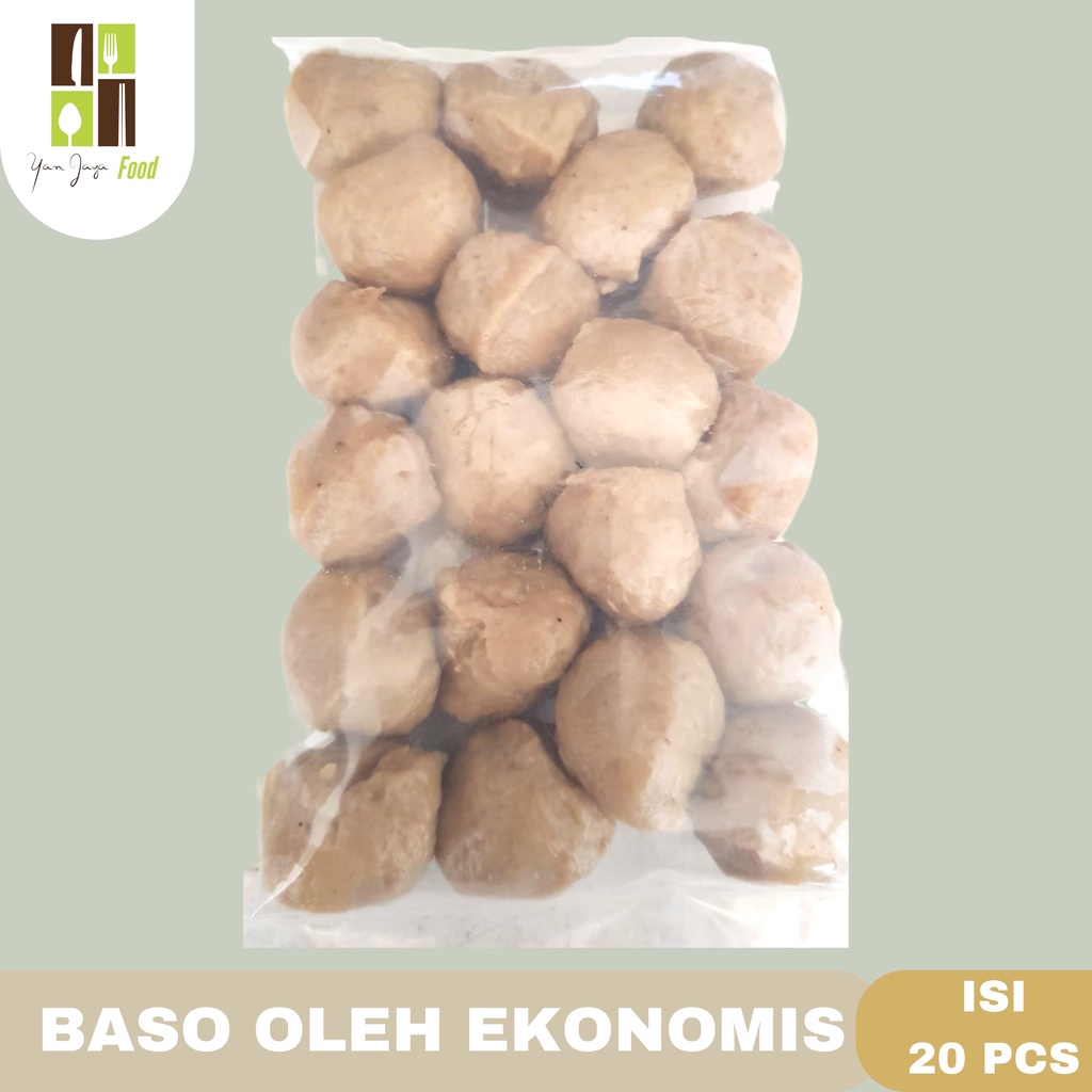 Baso Oleh Super Baso / Bakso Sapi Murah / Enak / Ekonomis /  Mutiara Sehat/ Lezat isi 12 Pcs / 20 Pcs