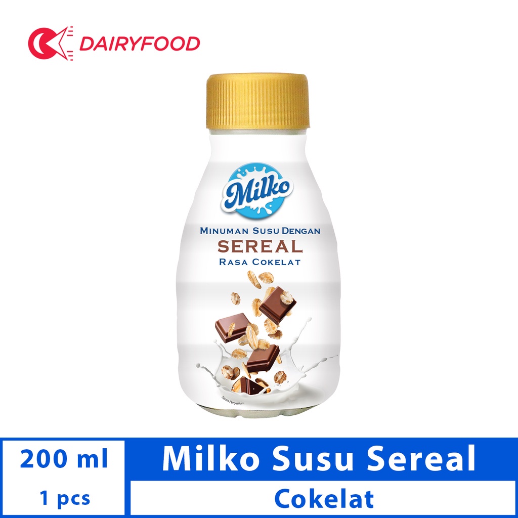 

Milko Susu Sereal Coklat Botol 200 ml