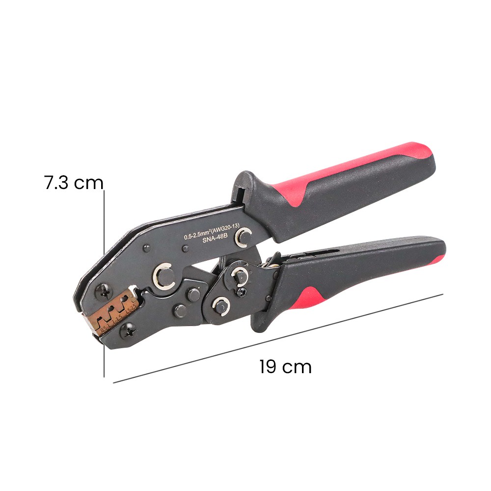 Tang Crimping Crimp Plier Terminal Kabel Skun Gepeng Flat Cable Lugs