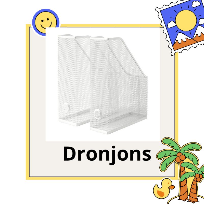 

DRONJONS File majalah, putih