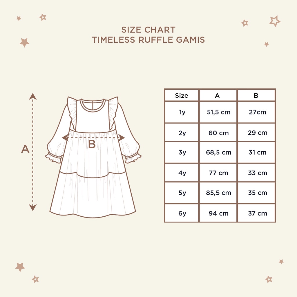 Castle - Little Palmerhaus Gamis Raya Collection - Timeless Ruffle Gamis (Gamis Anak Perempuan)