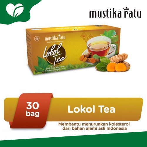 PROMO TERBATAS !! Teh Kolestrol LOKOL Tea Mustika Ratu Teh Diet &amp; Penurun Kolestrol 30'S