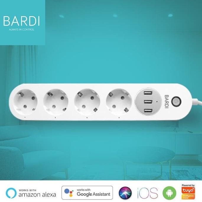 BARDI Smart Power Strip Extension Steker Stop Kontak Socket Plug Wifi