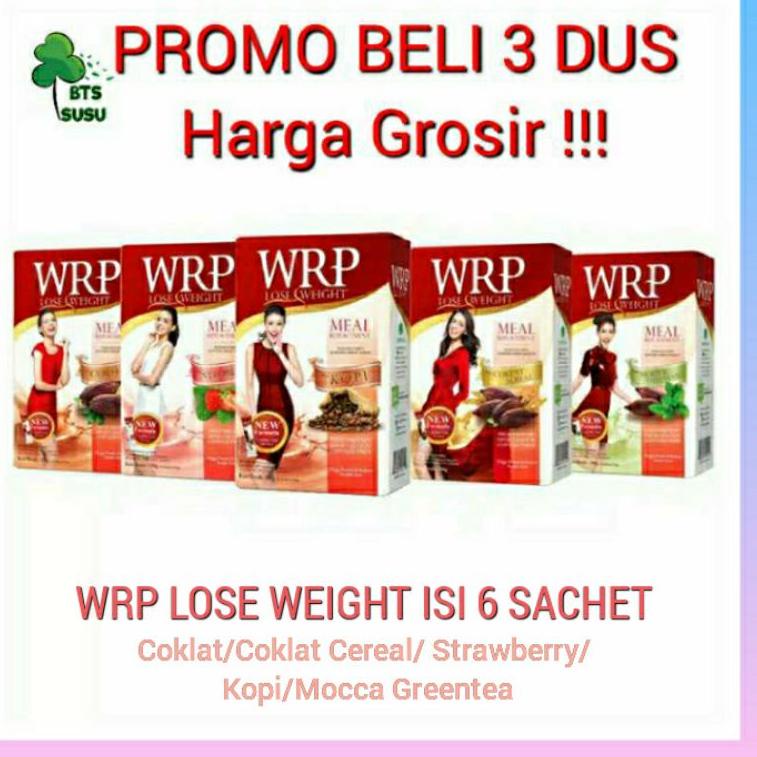 

⚡GROSIR⚡ WRP MEAL REPLACEMENT LOSE WEIGHT Isi 6 SACHET/ SUSU WRP
