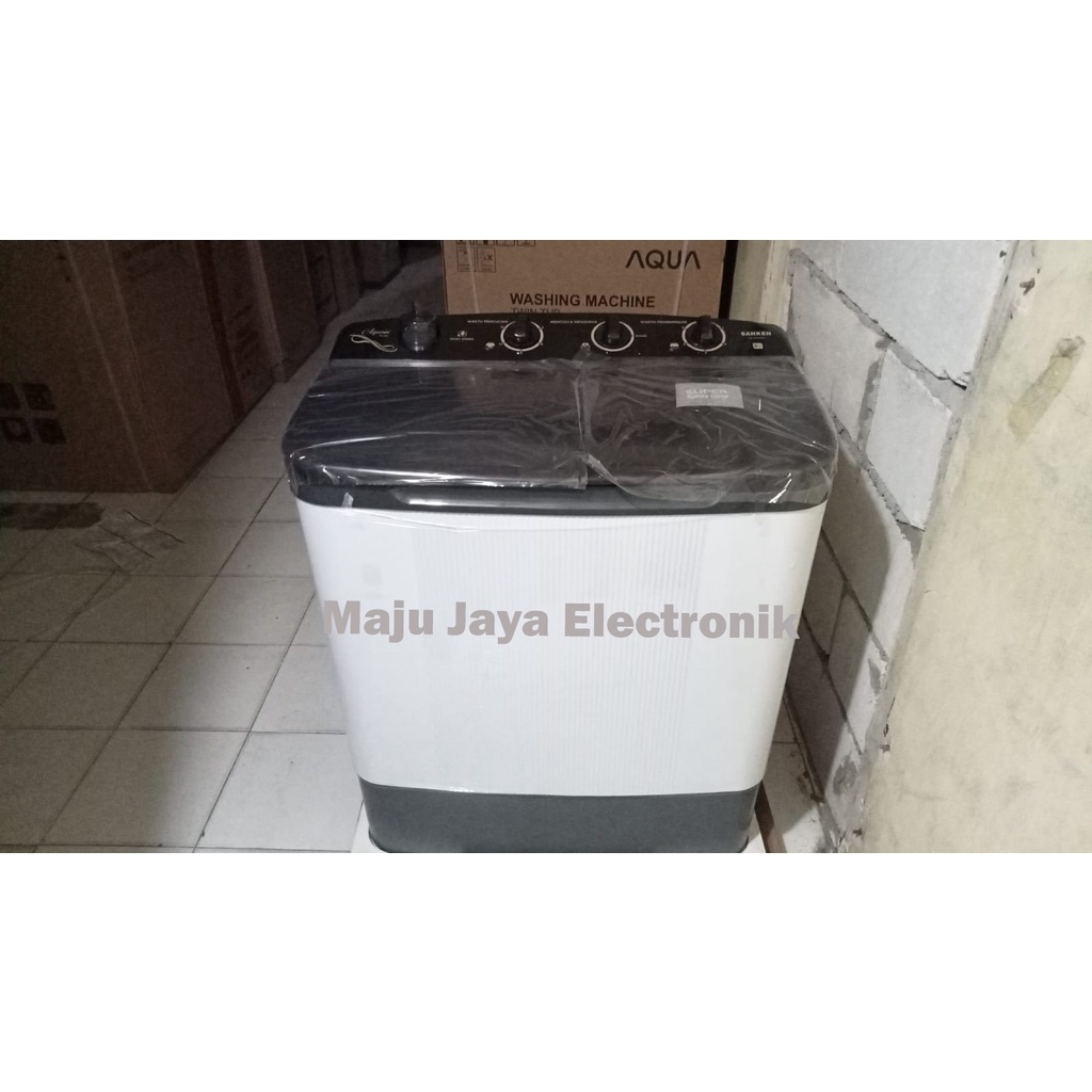 Mesin Cuci 2 Tabung SANKEN TW 8900 BK XTOR Technology 8 KG